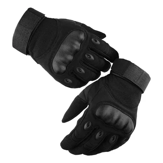 Guantes Tacticos Para Motos Universal Carbono 