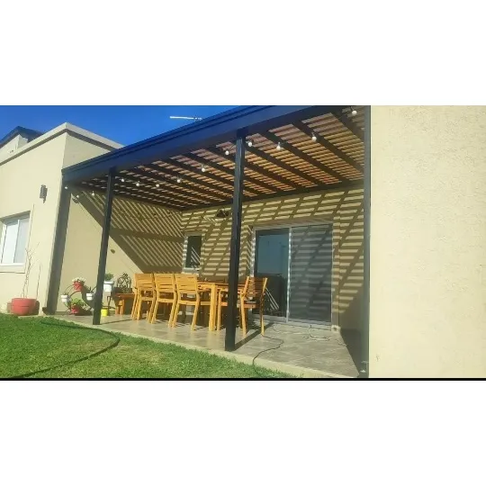 Techo Quincho Pérgola Galería Moderna Policarbonato 