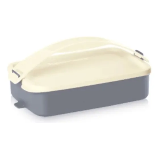 Tupperware Picnic 900 Ml - Cinza/branco ( 83.14 )