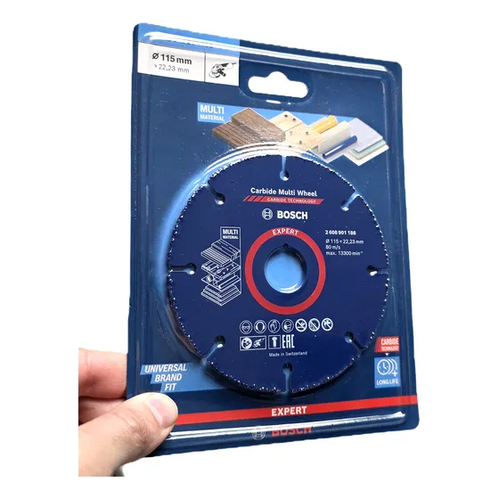 Disco Corte Amoladora Madera Plastico Multi Chica 115 Bosch