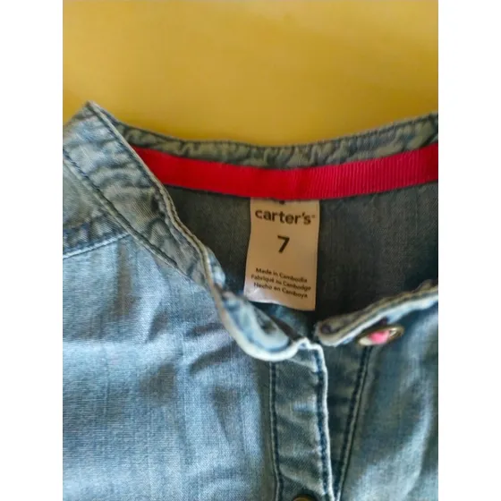 Camisa De Jeans Niña Talla 10