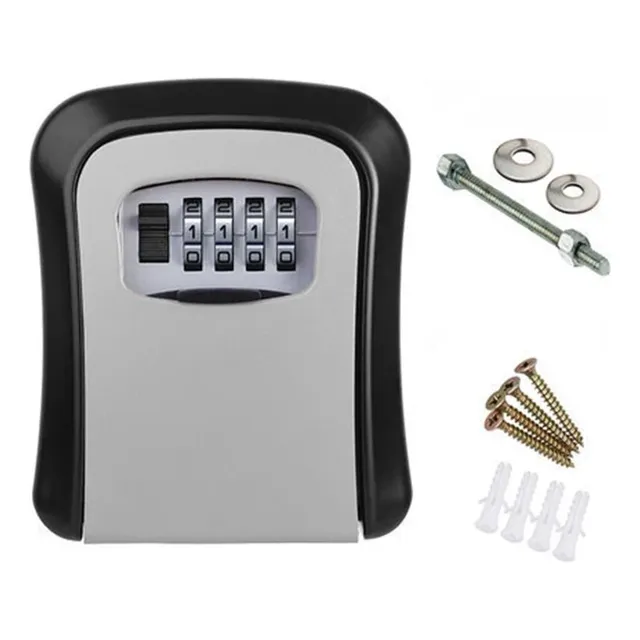 Mini Caja Fuerte Guarda Llaves Seguridad Airbnb Pared Clave