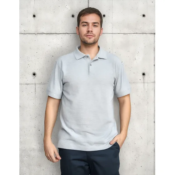 Polera Piqué Manga Corta Hombre