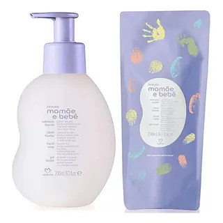 Sabonete Líquido Relaxante Mamãe E Bebê 200ml + Refil 200ml