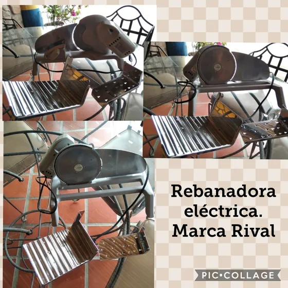 Rebanadora Eléctrica. Marca Rival