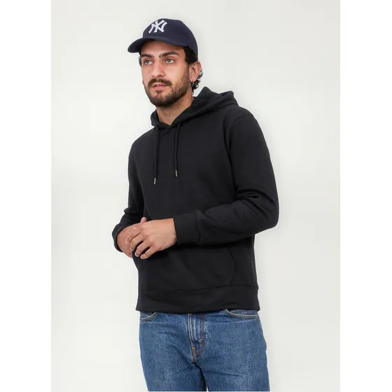Customs Ba Hombre Buzo Capucha Canguro Largo Maxi  C2