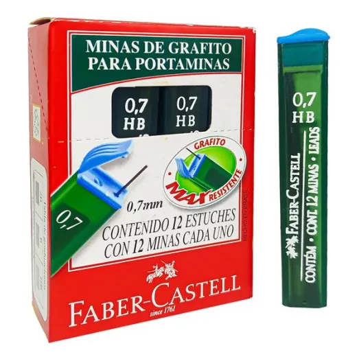 Minas De Grafito Faber Castell Packx12 Hb Y 2b