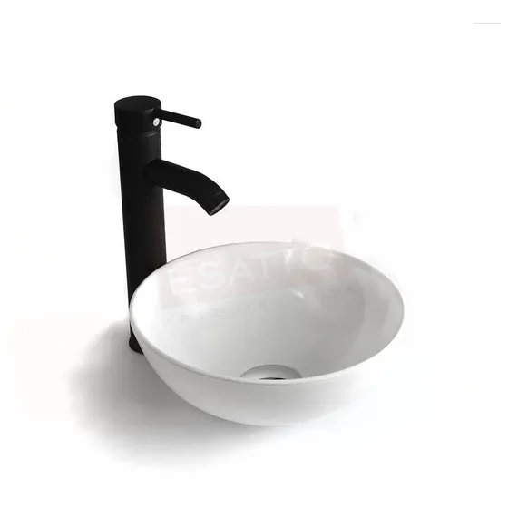 Esatto® Paquete Klein N Lavabo Cerámica Llave Negra Desagües
