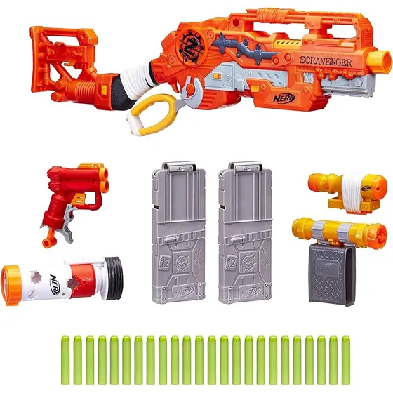 Scravenger Nerf Zombie Strike - Blster De Juguete 