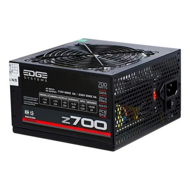 Fuente De Poder Acteck Z700 Power S 700w Atx  Pc Es-05004
