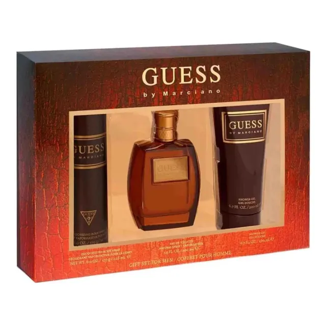 Perfume Estuche Guess By Marciano 3 Piezas Caballero