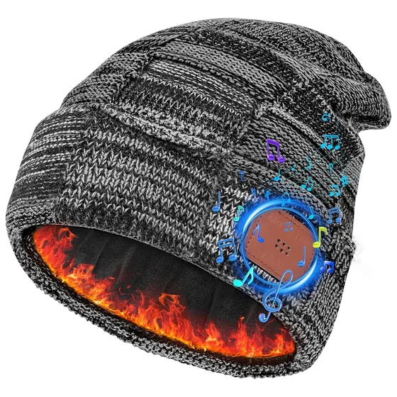 Gorros Bluetooth Con Forro Polar Interno Para Frio