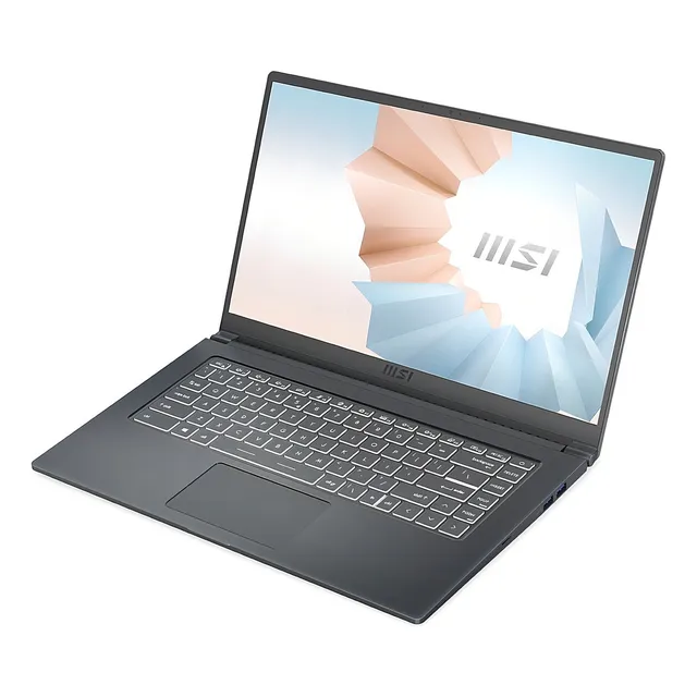 Laptop Msi Modern 15 A11mu652 15.6 Pulgadas Intel Core I7-1195g7 8 Gb Ram 1 Tb Ssd Windows 10 Home Carbon Gray