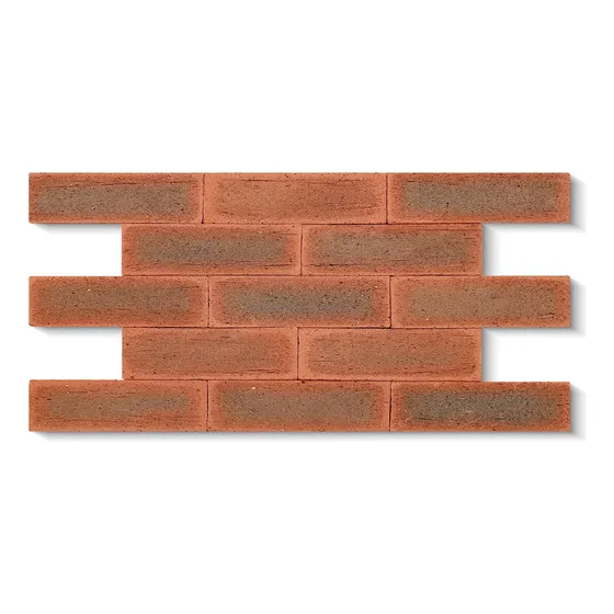 Piso Cerâmico Quarel Red Brick 1m2 - Fosco 25x7cm