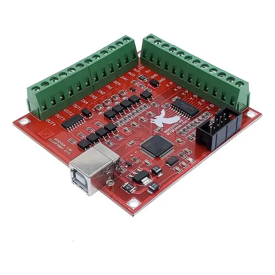 Tarjeta Controladora Bit Sensor ( Roja) 3 Ejes Mach3