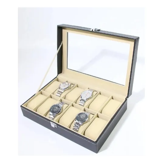 Caja Organizadora Reloj, 12 Unidades Relojes De Lujo Cartier