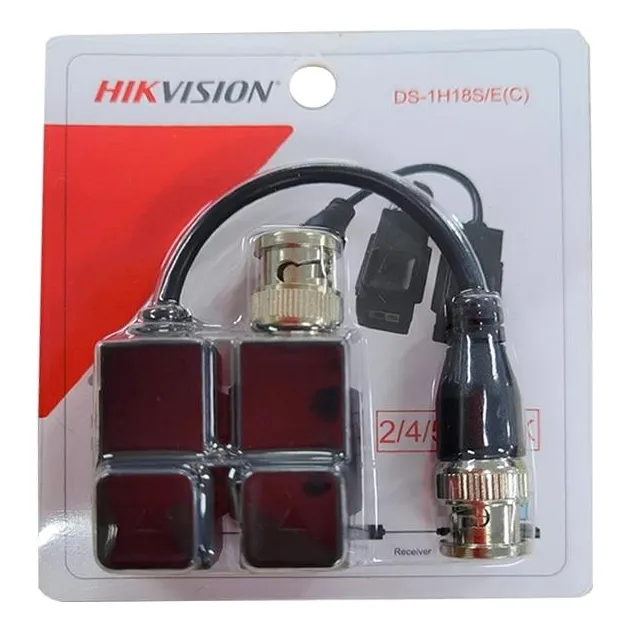 Conversor De Vídeo Balun Até 8mp Ds-1h18s/e(c) - Hikvision