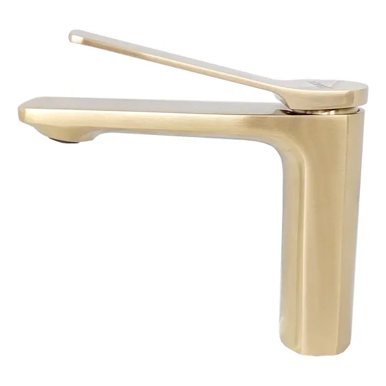 Llave Monomando Lavabo Baño Dorado Latón Paloma Rubinett