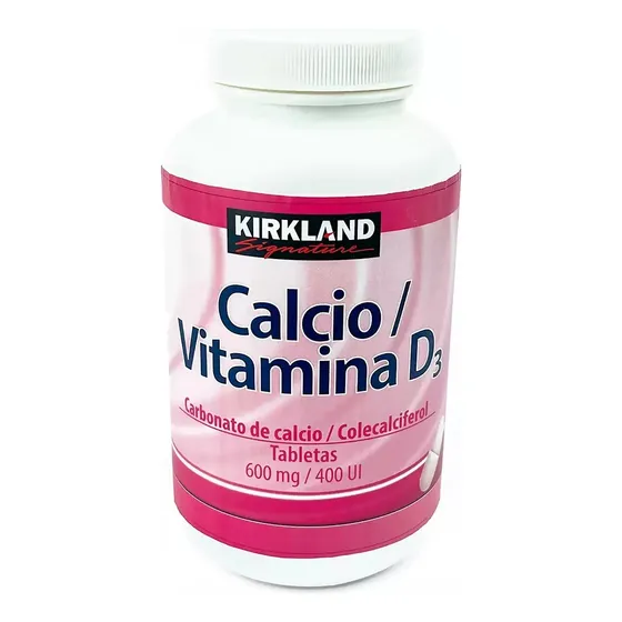 Calcio + Vitamina D Kirkland 180 Tabs