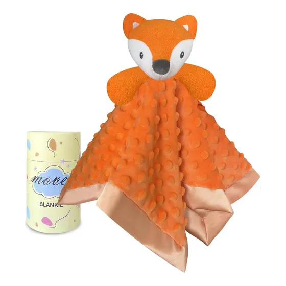 Manta Suave De Seguridad Para Bebés Zorro De Peluche .