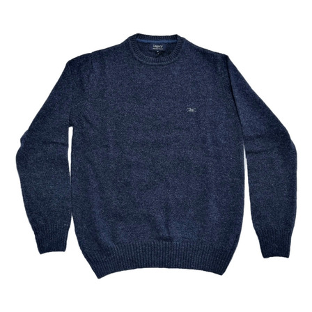Sweater Legacy Escote Redondo Shetland 100% Lana Sweater Legacy Escote Redondo Shetland 100% Lana