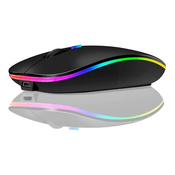 Mouse Bluetooth Luz  Recarregável Para iPad 4 5 6 7 8 9 10
