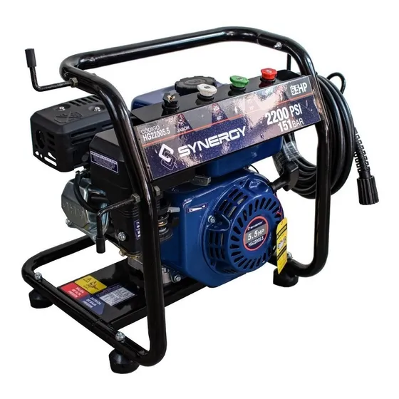Hidrolavadora A Gasolina 2200psi 5.5hp 154bar Synergy