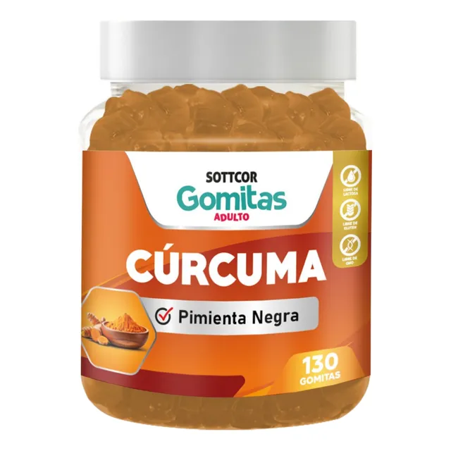 Cúrcuma Para Adultos Gomitas Sottcor 100g
