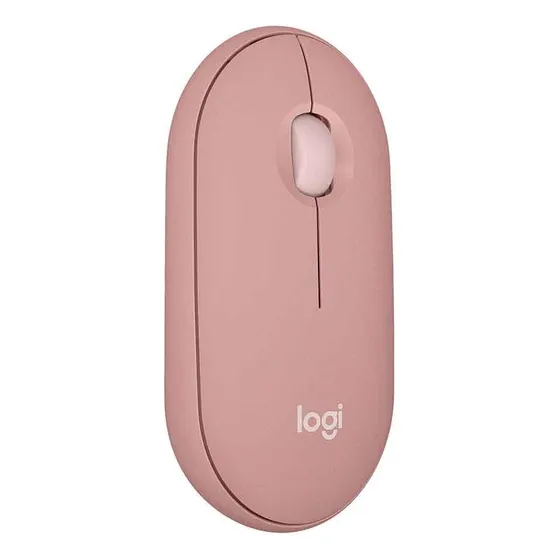 Mouse sem fio bluetooth Logitech Pebble 2 M350s - Rosa