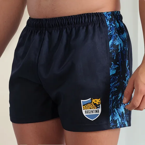 Short Rugby Argentina Imago Entrenamiento Resistente Xs-4xl