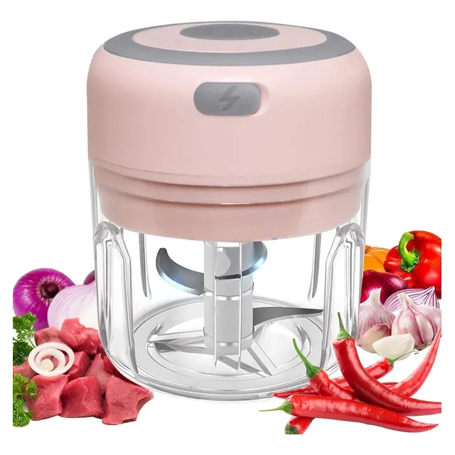 Mini Picador De Pulso Recargable Picatodo Portátil Verduras