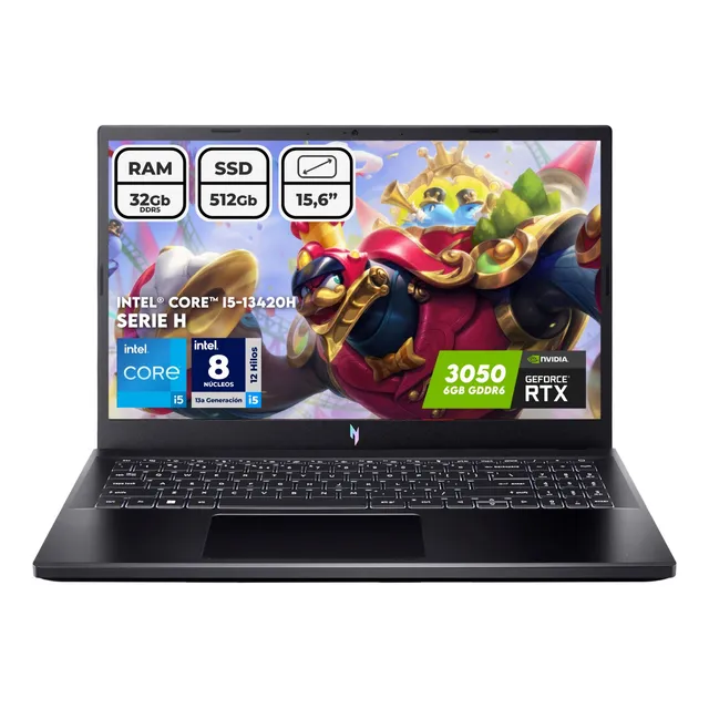 Portátil Gamer Acer Nitro I5 13420h Ram32gb Ssd512gb Rtx3050