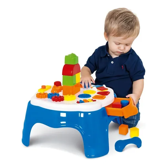 Mesa didáctica interactiva Play Time Blue para bebé Cotiplás Hnv22
