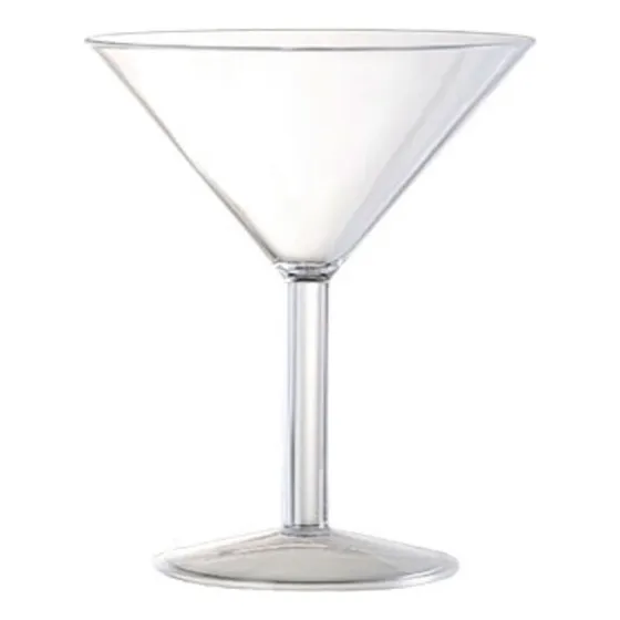 Copas Martini Plasticas Transparente 6und Fiestas