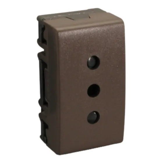 Modulo Toma Corriente Enchufe Cafe 10a Habit 21 Schneider