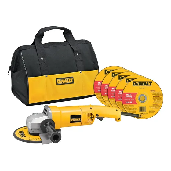 Esmeril Angular 7pLG Y 13a Con Bolso Y Discos, Dewalt