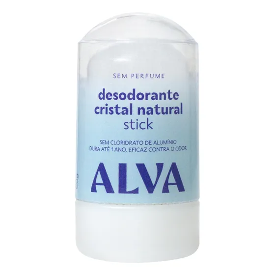 Desodorante Cristal Stick Vegano 60g Alva