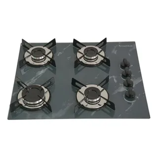 FogĂŁo Cooktop Chapa 4bocas Ultra Chama Marmo Cinza FogĂŁo Cooktop Chapa 4bocas Ultra Chama Marmo Cinza