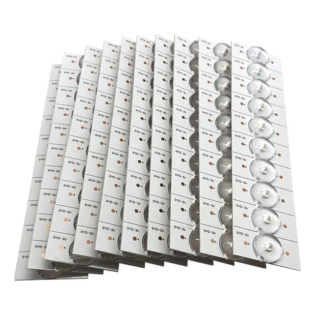 ... Lote 100pcs 3v Smd Con Lente Óptica For Tv Led 32-65