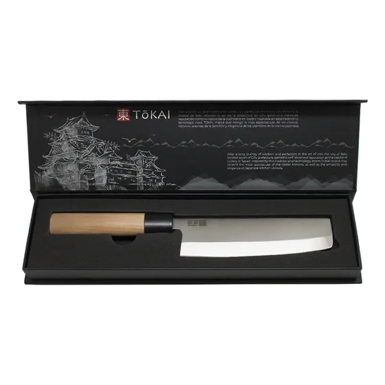 Cuchillo Tokai Cleaver Color Plateado