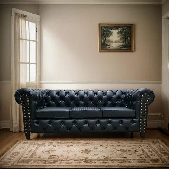 Sofa Chester Sillon Chesterfield 3 Cuerpos Fabrica Premium