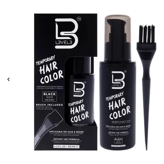 Tinte Para Barba Color Negro Level 3 Tono 1 negro