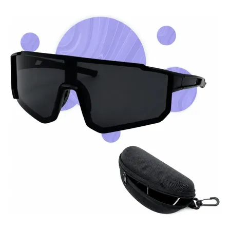 Óculos De Sol Esportivo Espelhado Vôlei Corrida Bike Uv400