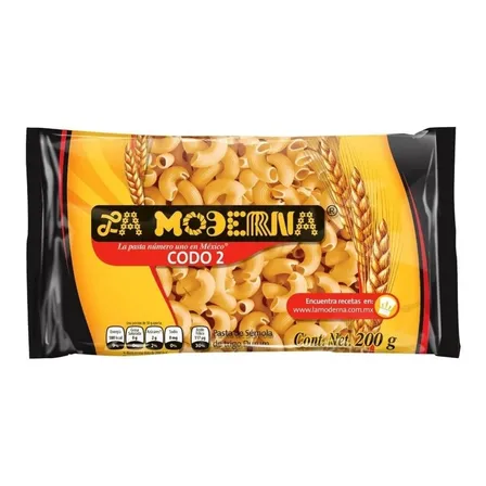 Sopa De Codo No. 2 200 Gr La Moderna