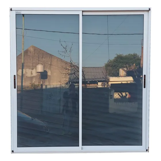 Puerta Balcon Modena Blanca 180x200 Dvh Fume Doble Fabrica