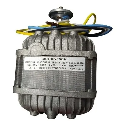 Motor Ventilador 50w 220v 1625rpm Motorvenca Refrigeracion 