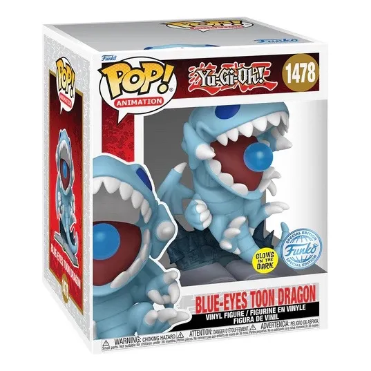 Funko Pop! Yu-Gi-Oh - Dragón Ojos Azules Glow Exclusivo
