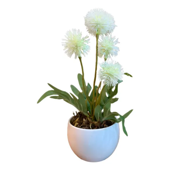 Arranjo Bulbo Vaso Flores Artificiais Decorativas