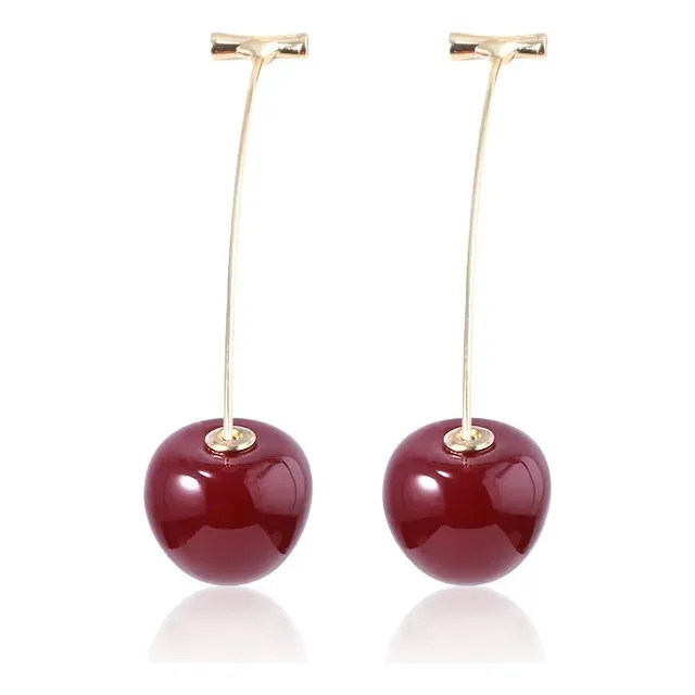 Zarcillos Aretes Cerezas Negras Kakyoin Jojo´s Bizarre Adv.