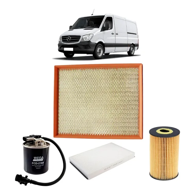 Kit Revisão Filtro Wega Sprinter 2.2 16v Diesel 2012/2019